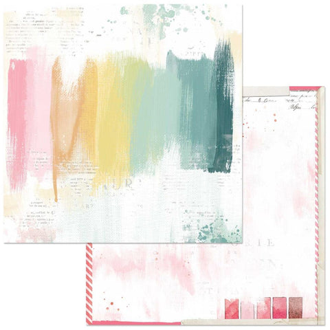 49 and Market Spectrum Sherbet Double-Sided Cardstock 12"X12" Painted Foundations- Prism