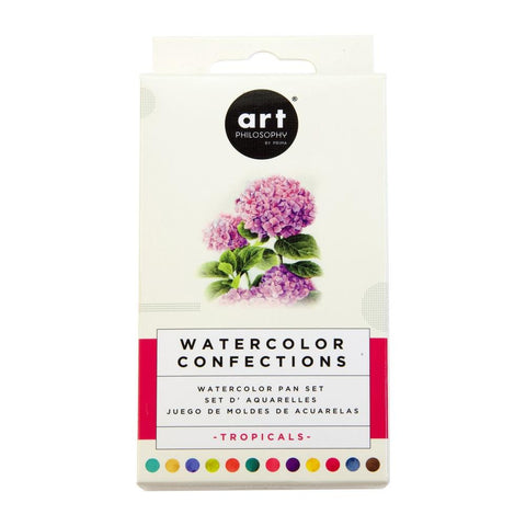 Prima Watercolor Confections Watercolor Pans 12/Pkg - Tropicals