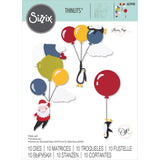 S60 Sizzix Thinlits Dies By Olivia Rose 10/Pkg Festive Sky Party