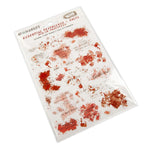 49 And Market Essential Textblends Rub-Ons 6"X8" 2/Pkg Salsa
