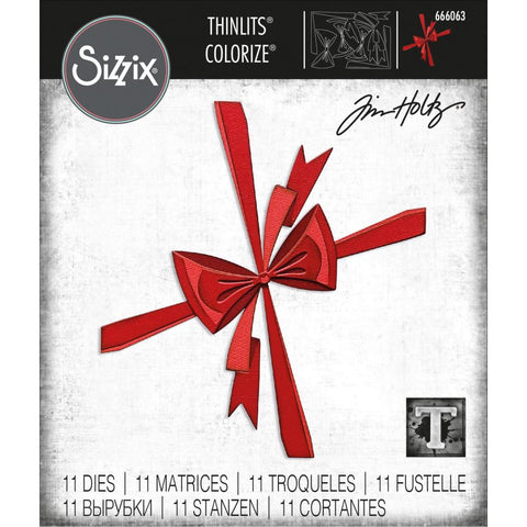 Sizzix Thinlits Dies By Tim Holtz 11/Pkg Bowtied Colorize