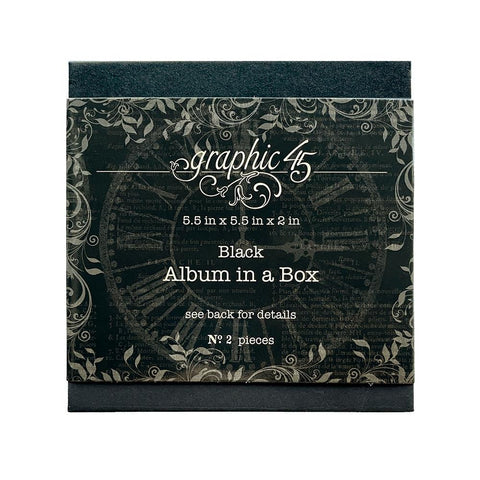 Graphic 45 Staples Album In A Box Black