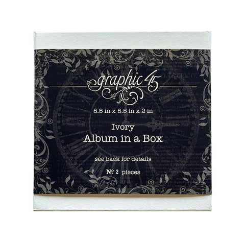 Graphic 45 Staples Album In A Box Ivory