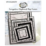 49 and Market - Chipboard Frame Set Map