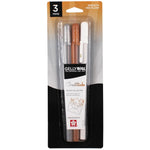 Sakura Gelly Roll Moods Collection Set 3/Pkg Gratitude-Med Silver/Med Gold/Brite Wh