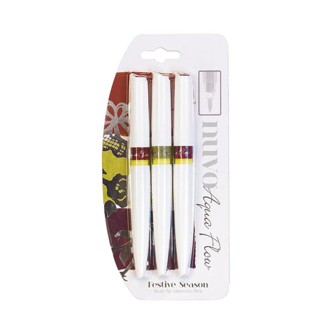 S30 Nuvo Aqua Flow Pens 3/Pkg Festive Season