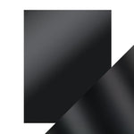 Craft Perfect Satin Mirror Cardstock 8.5"X11" 5/Pkg Black Velvet