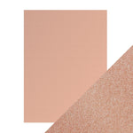 Craft Perfect Pearlescent Cardstock 8.5"X11" 5/Pkg Blushing Pink