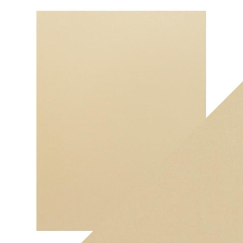 Craft Perfect Pearlescent Cardstock 8.5"X11" 5/Pkg Ivory Sheen