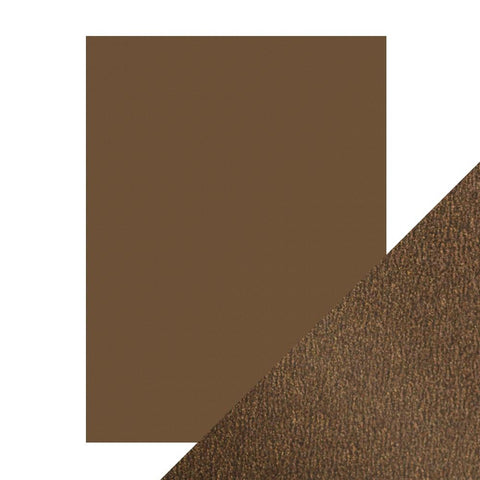 Craft Perfect Pearlescent Cardstock 8.5"X11" 5/Pkg Glazed Chestnut