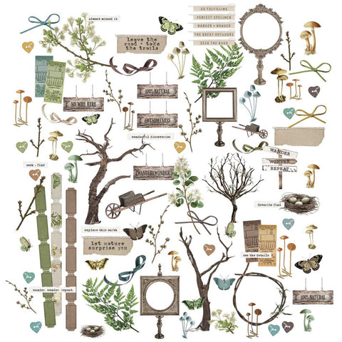 49 and Market Nature Study Laser Cut Outs Elements