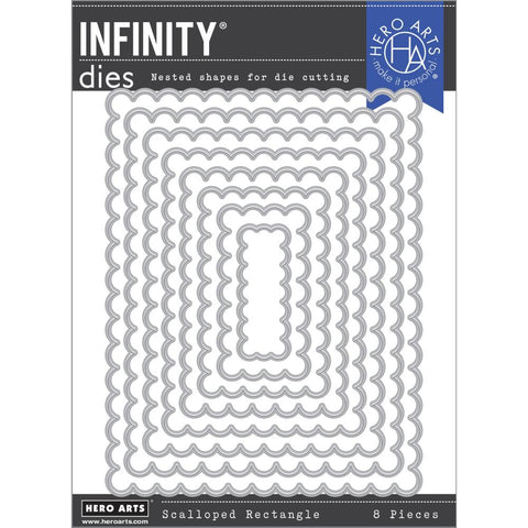 Hero Arts Infinity Dies Scalloped Rectangles