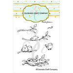 Colorado Craft Company Clear Stamps 2"X3" Tiny Birds Worm-By Anita Jeram
