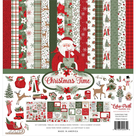 Echo Park Collection Kit 12"X12" Christmas Time