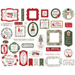 Echo Park Cardstock Ephemera Icons, Christmas Time