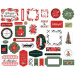 Carta Bella Cardstock Ephemera Merry Christmas Flora