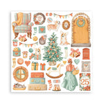 Stamperia Double-Sided Paper Pad 12"X12" 10/Pkg All Around Christmas