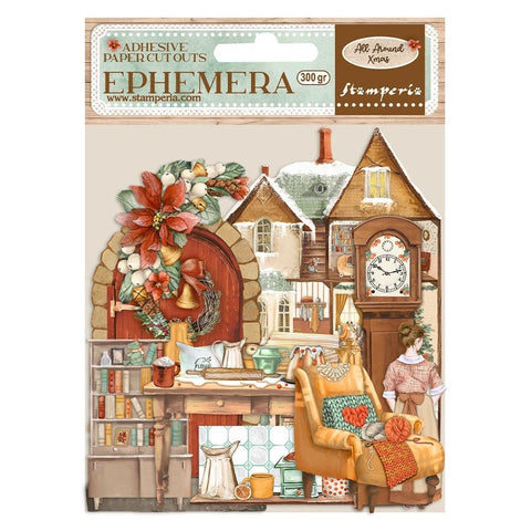 Stamperia Cardstock Ephemera Paper Cut Outs All Around Christmas