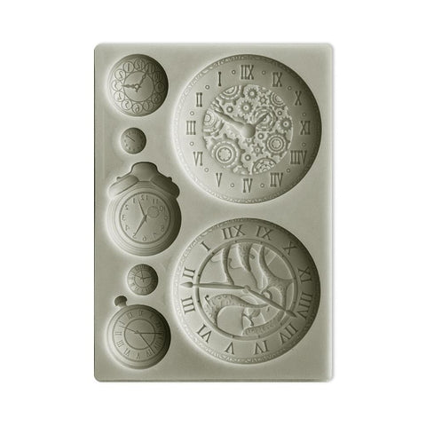 Stamperia Silicone Mould A6 Around The World Clocks