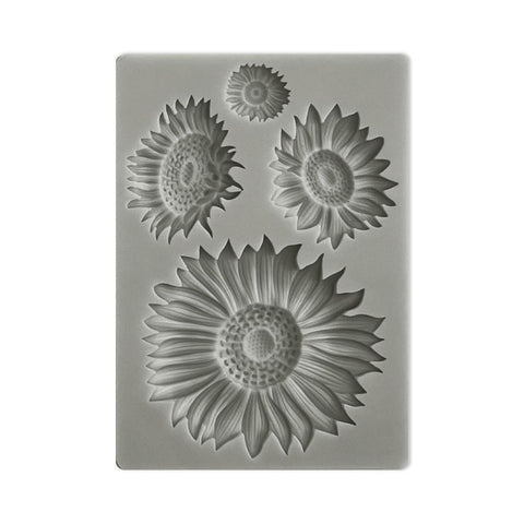 Stamperia Silicone Mould A6 Sunflower Art Sunflowers