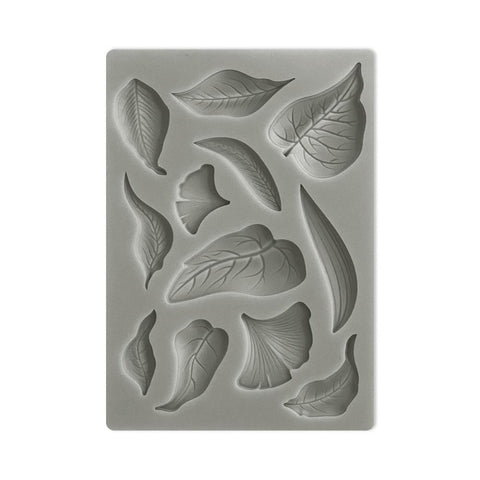 LC Stamperia Silicone Mould A6 Sunflower Art Leaves