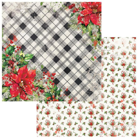49 and Market Christmas Spectacular Double-Sided Cardstock 12"X12" Homespun