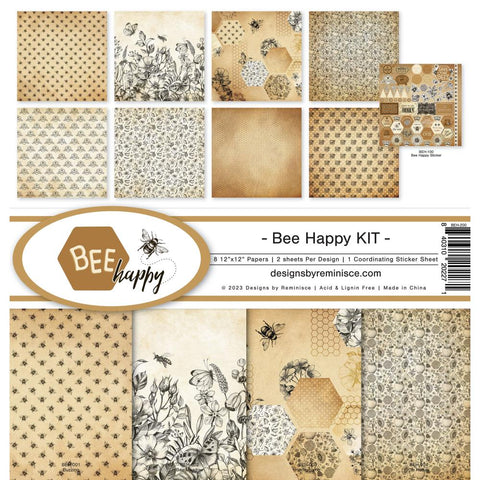 Reminisce Collection Kit 12"X12" - Bee Happy