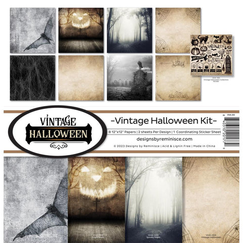 Reminisce Collection Kit 12"X12" Vintage Halloween