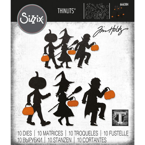 Sizzix Thinlits Dies By Tim Holtz 10/Pkg Halloween Night