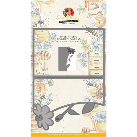 Find It Trading Yvonne Creations Die Bee Honey - Summer Flower Frame A5