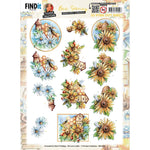 Find It Trading Yvonne Creations 3D Push Out Sheet Bee Honey - Hive