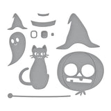Spellbinders Etched Dies - Gnome Drive Halloween