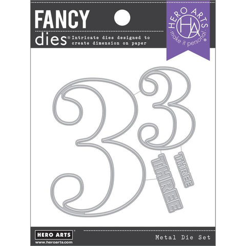 Hero Arts Fancy Dies - Number Three