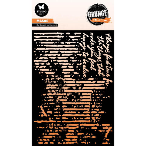 Studio Light Grunge 5.9"X8.25" Stencil Nr. 233, Cardboard Patterns
