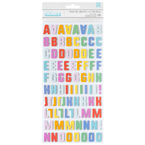 Pebbles All The Cake Thickers Stickers 170/Pkg