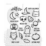 Tim Holtz Cling Stamps 7"X8.5" - Tiny Frights