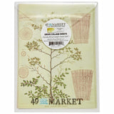 49 And Market Collage Sheets 6"x8" 40/Pkg Color Swatch: Grove