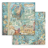Stamperia Double-Sided Paper Pad 8"X8" 10/Pkg Songs Of The Sea, 10 Designs/1 Each