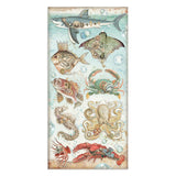 Stamperia Collectables Double-Sided Paper 6"X12" 10/Pkg Songs Of The Sea, 10 Designs/1 Each