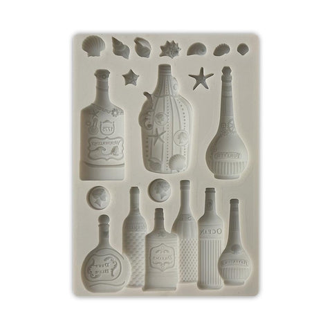 Stamperia Silicone Mould A6 - Songs Of The Sea - Bottles