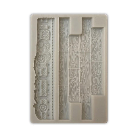 Stamperia Silicone Mould A6 - Songs Of The Sea - Wood And Mechanisms