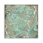 Stamperia Polyester Fabric 12"X12" 4/Pkg Songs Of The Sea