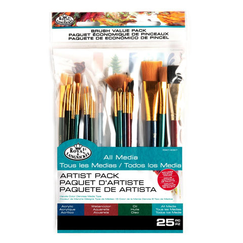Royal & Langnickel® Artist Brush Value Pack 25/Pkg
