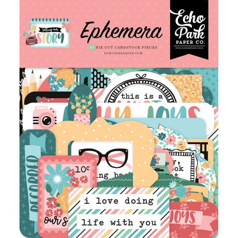 Echo Park Cardstock Ephemera 33/Pkg Icons, Telling Our Story