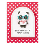 Spellbinders Etched Dies From The Monster Birthday Collection Dancin' Birthday Panda