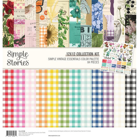 Simple Stories - Collection Kit 12"X12" Simple Vintage Essentials Color Palette
