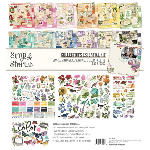Simple Stories - Collector's Essential Kit 12"X12" Simple Vintage Essentials Color Palette