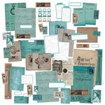 49 and Market Color Swatch: Teal Ephemera Stackers