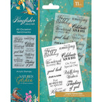 Crafter's Companion - Nature's Garden Kingfisher Clear Stamp All Occasion Sentiments