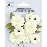Little Birdie - Fiorella Paper Flowers 12/Pkg Moon Light